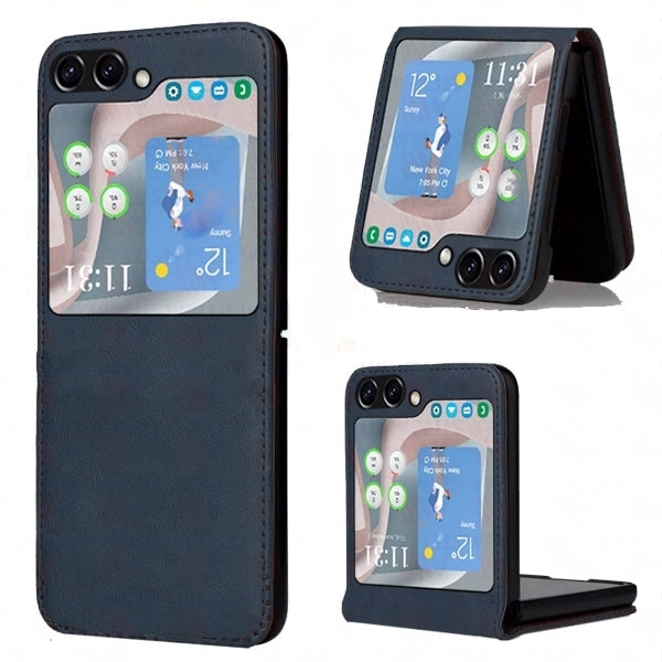 Slim Fitted PU Leather Case Cover for Samsung Galaxy Z Flip 5 Slim Fitted PU Leather Case Cover for Samsung Galaxy Z Flip 5